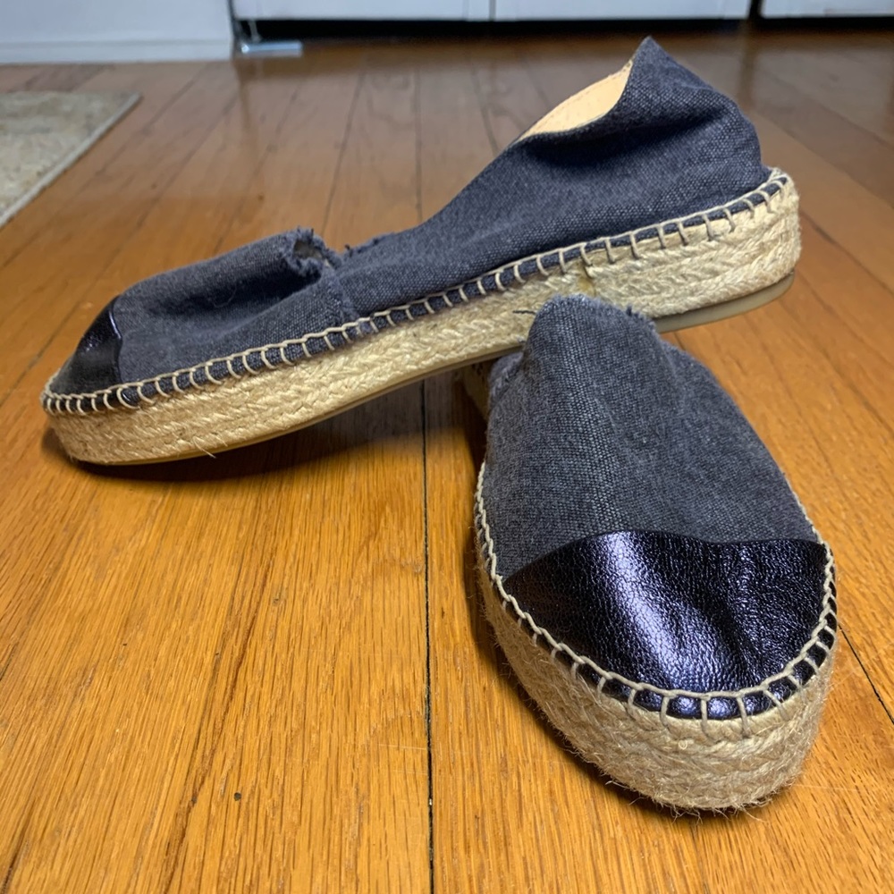 Mint & Rose Denim Slip On Espadrilles